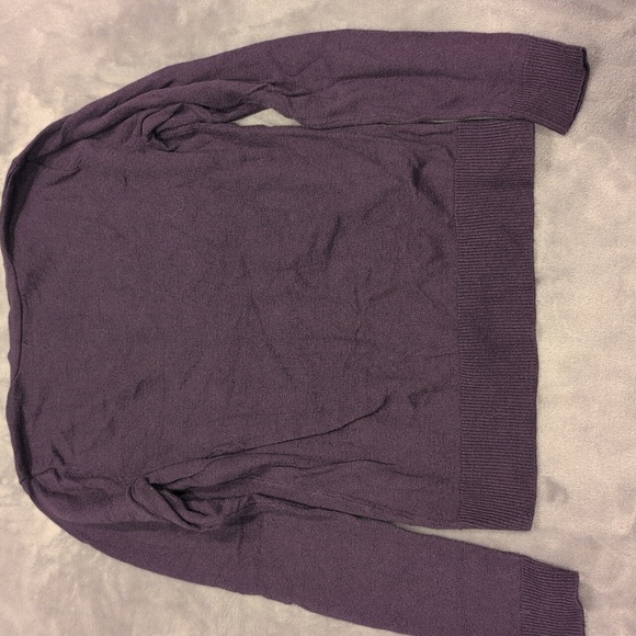 Purple Women's Cardigan - Picture 2 of 2